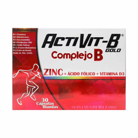 ACTIVIT-B GOLD COMPLEJO B 30 CAP BLANDAS 