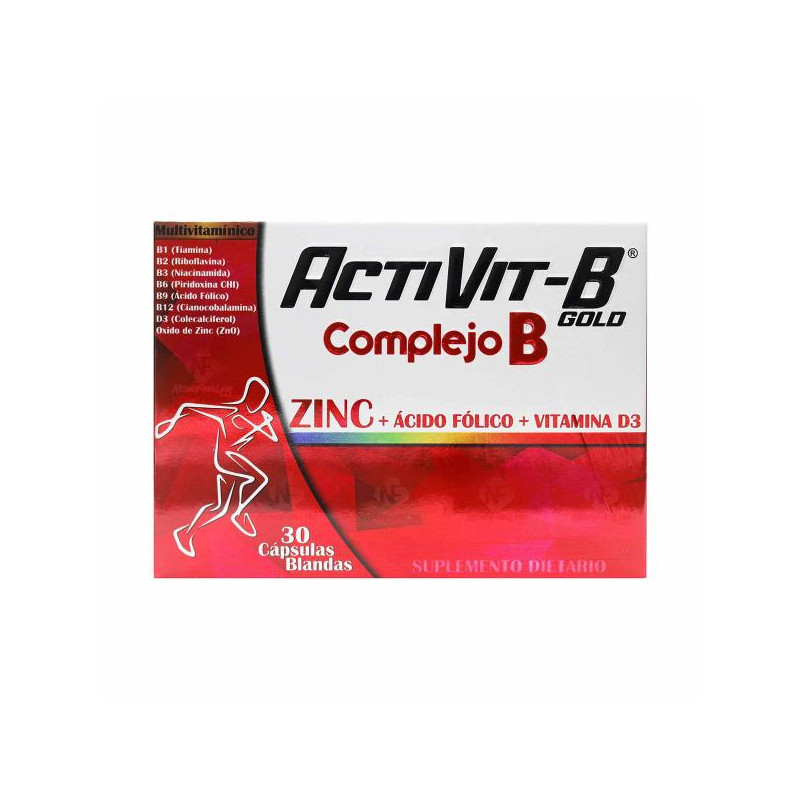 ACTIVIT-B GOLD COMPLEJO B 30 CAP BLANDAS 
