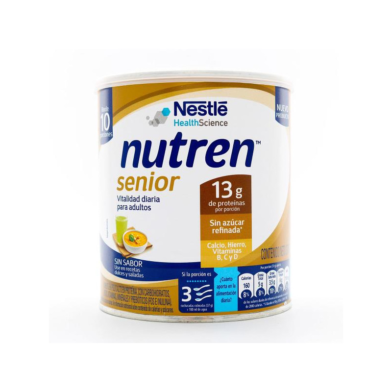 NUTREN SENIOR POLVO 370 GR EXC(PDC)