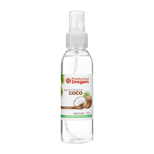 ACEITE CORPORAL DROGAM COCO 120 ML ACEITE CORPORAL DROGAM COCO 120 ML