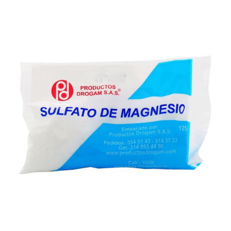 SULFATO DE MAGNESIA 125 GR DROGAM 