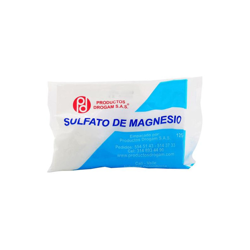 SULFATO DE MAGNESIA 125 GR DROGAM SULFATO DE MAGNESIA 125 GR DROGAM