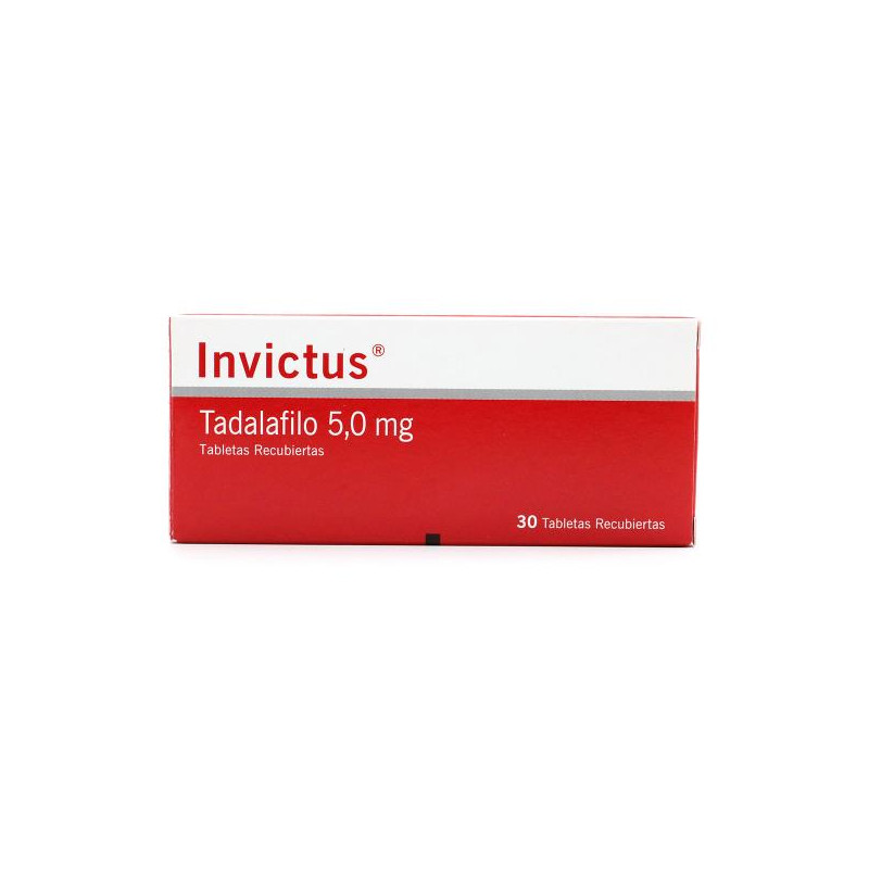INVICTUS TADALAFILO 5 MG 30 TAB RECUB INVICTUS TADALAFILO 5 MG 30 TAB RECUB