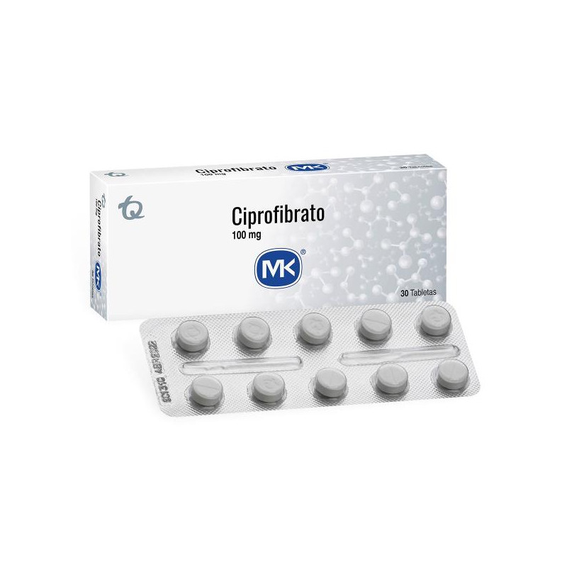 CIPROFIBRATO MK 100 MG 30 TAB