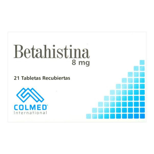 BETAHISTINA 8 MG 21 TBS PC 