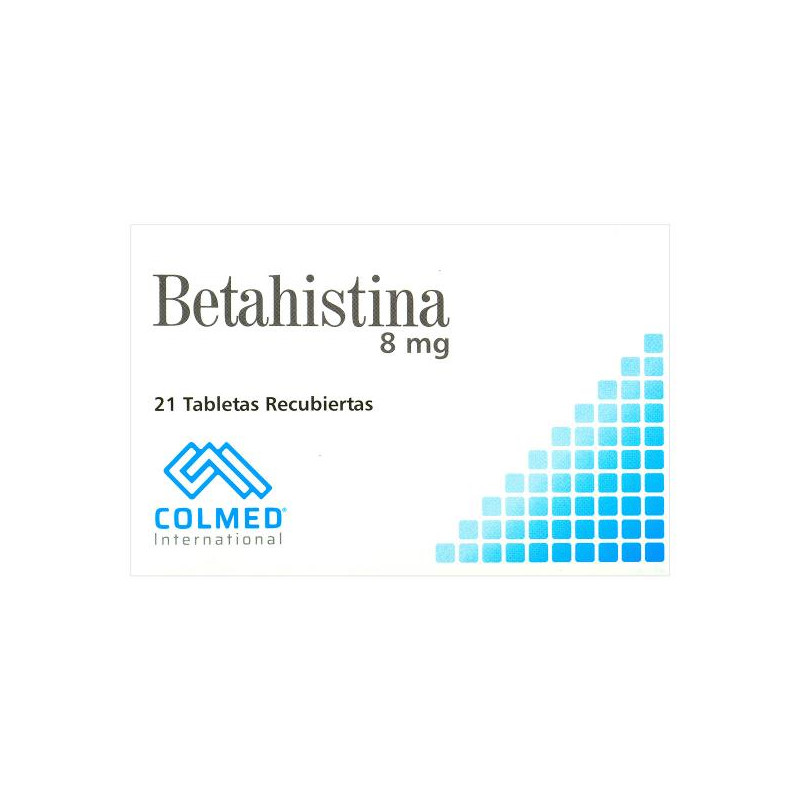 BETAHISTINA 8 MG 21 TBS PC 