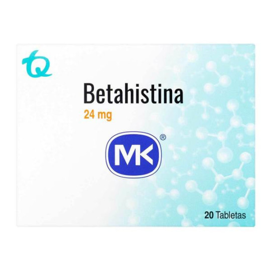 BETAHISTINA MK 24 MG 20 TBS
