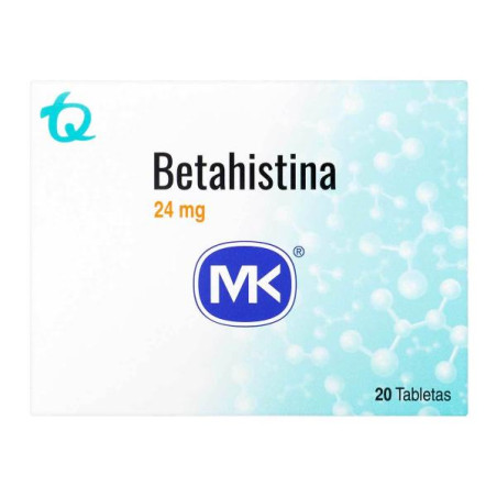 BETAHISTINA MK 24 MG 20 TBS