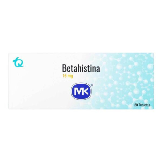 BETAHISTINA MK 16 MG 20 TBS BETAHISTINA MK 16 MG 20 TBS