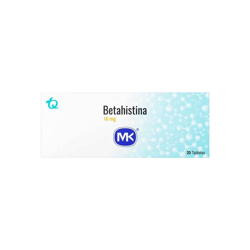 BETAHISTINA MK 16 MG 20 TBS BETAHISTINA MK 16 MG 20 TBS