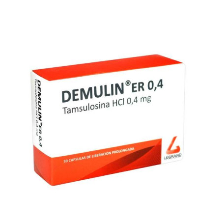 DEMULIN ER 0.4 30 TBS TAMSULOSINA