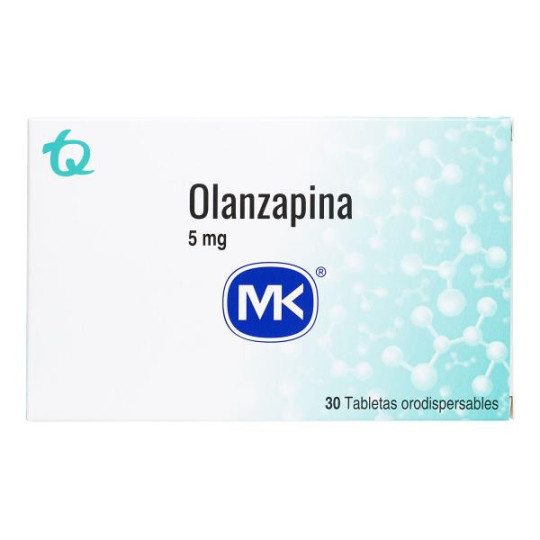 OLANZAPINA 5 MG 30 TABS MK (M) OLANZAPINA OLANZAPINA 5 MG 30 TABS MK (M) OLANZAPINA