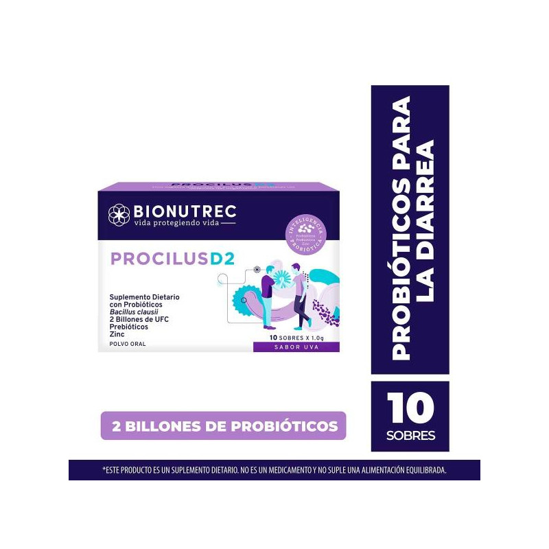 PROCILUS PROBIOTICOS D2 10 SOBRES