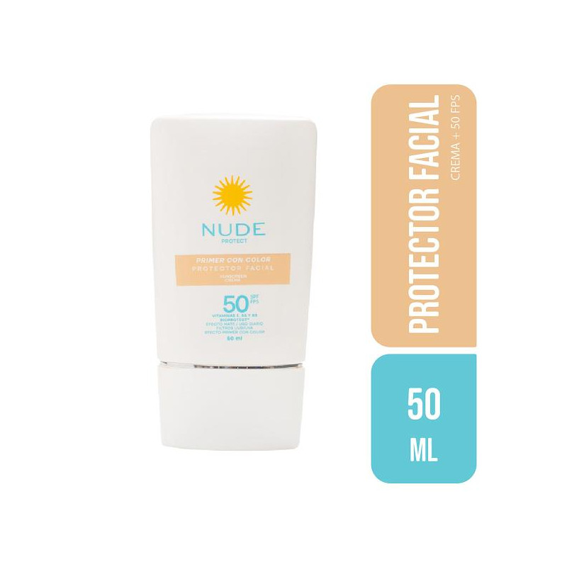 PROT NUDE SPF50 FAC.COLOR BIOPRO 50ML 