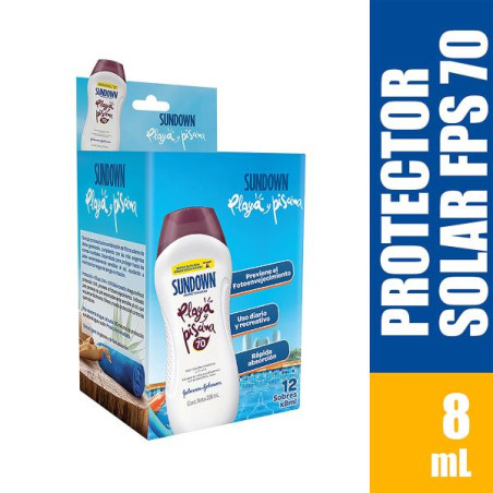 PROTECTOR SOLAR SUNDOWN FPS70 12SBS 8ML 