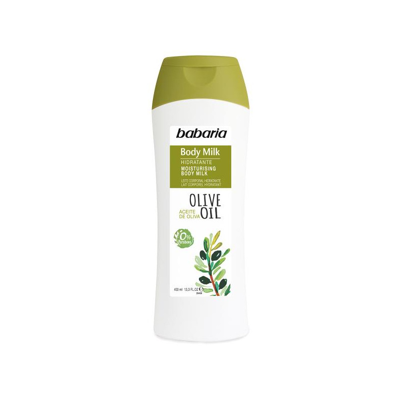 CRE.BABARIA BODY MILK ACEITE OLIVA 400ML 