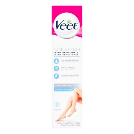 VEET CREMA DEPILATORIA P.SENSIBLE 200 ML 