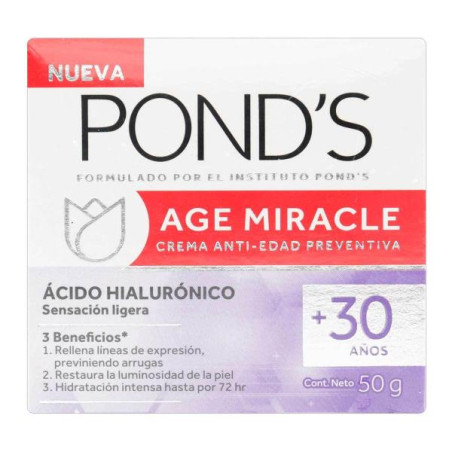 CRE. PONDS AGE MIRACLE HIALURON DIA 50GR 