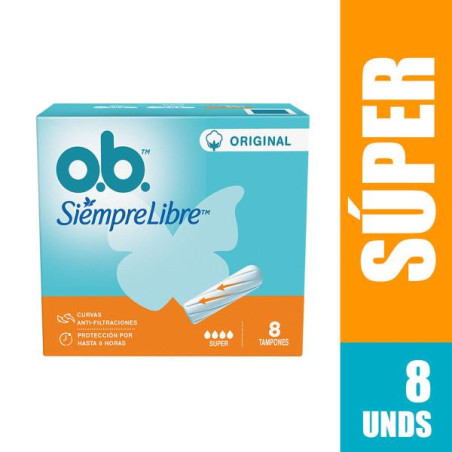 TAMPON OB DIGITAL ORIGINAL SUPER 8 UND 