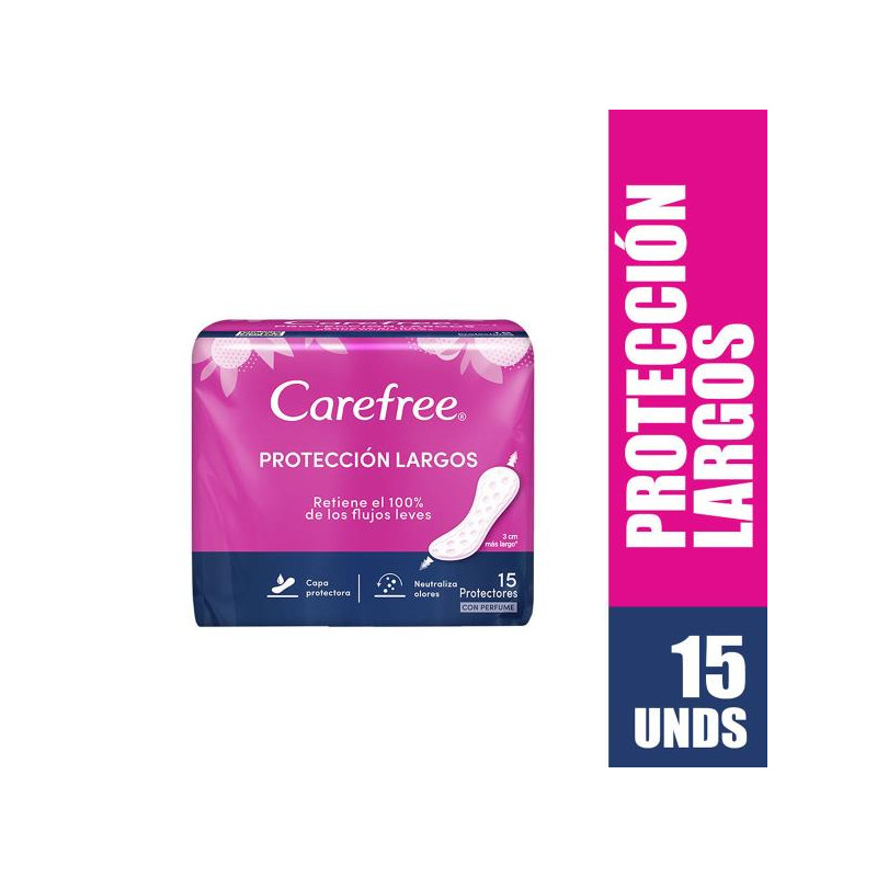 PROT.DIARIOS CAREFREE LARGOS 15 UND 