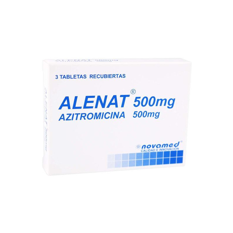 ALENAT (AZITROMICINA) 500 MG 3 TAB ALENAT (AZITROMICINA) 500 MG 3 TAB
