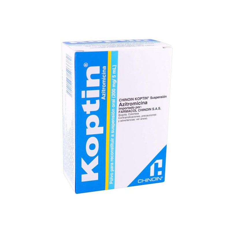 KOPTIN SUSPENSION 200 MG/5 ML 16 GR AZITROMICINA (CHINOIN)