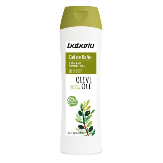 GEL DE BANO BABARIA ACEITE OLIVA 600 ML GEL DE BANO BABARIA ACEITE OLIVA 600 ML