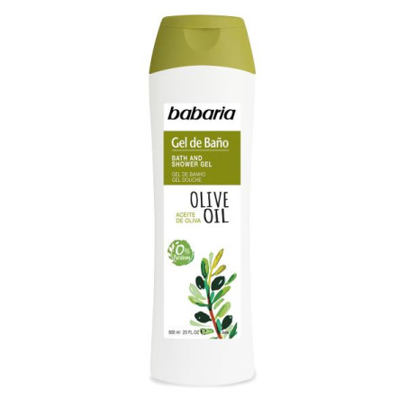 GEL DE BANO BABARIA ACEITE OLIVA 600 ML 