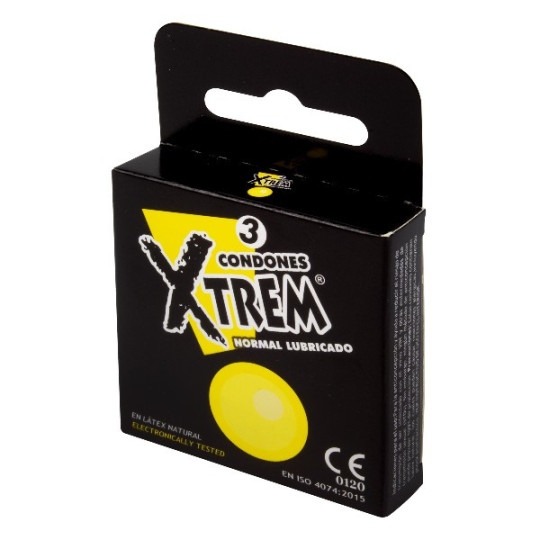 PRESERVATIVOS XTREM NORMAL LUBRIC 3 UND 