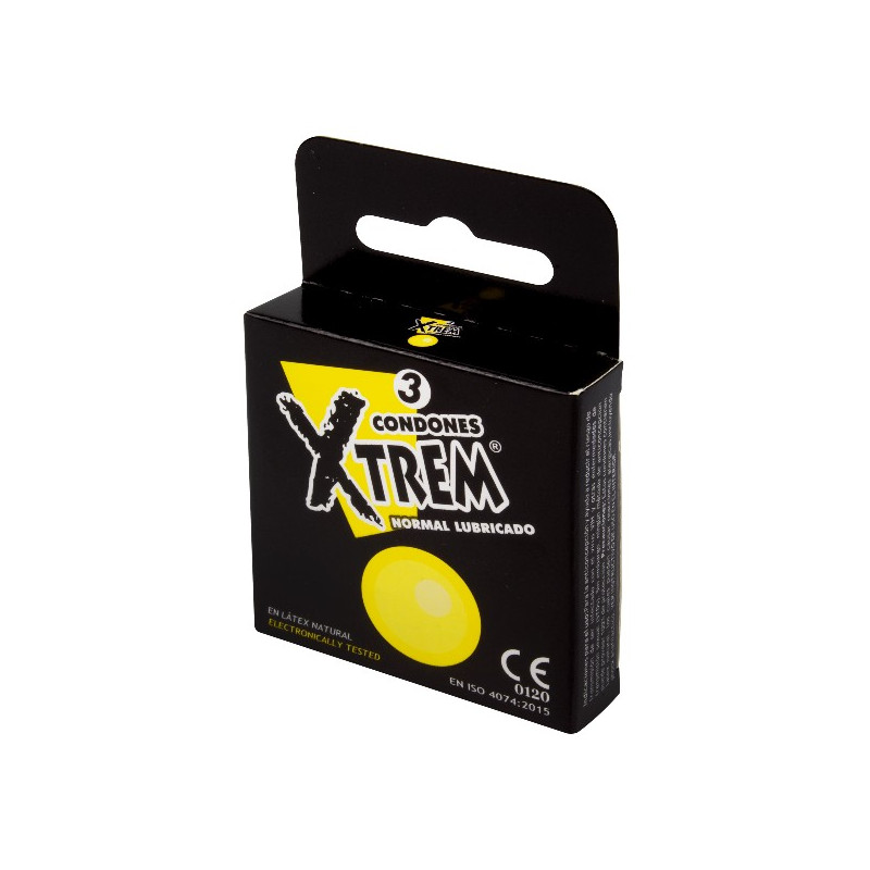 PRESERVATIVOS XTREM NORMAL LUBRIC 3 UND 