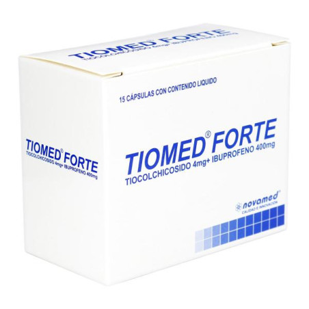 TIOMED FORTE 15 CAP TIOCOLCHICOSIDO-IBUPROFENO