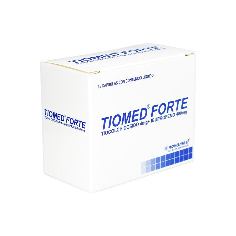 TIOMED FORTE 15 CAP TIOCOLCHICOSIDO-IBUPROFENO TIOMED FORTE 15 CAP TIOCOLCHICOSIDO-IBUPROFENO