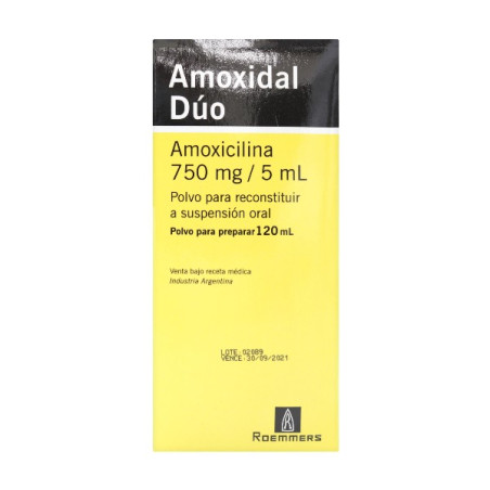 AMOXIDAL DUO SUSPENSION FRASCO 120 ML 