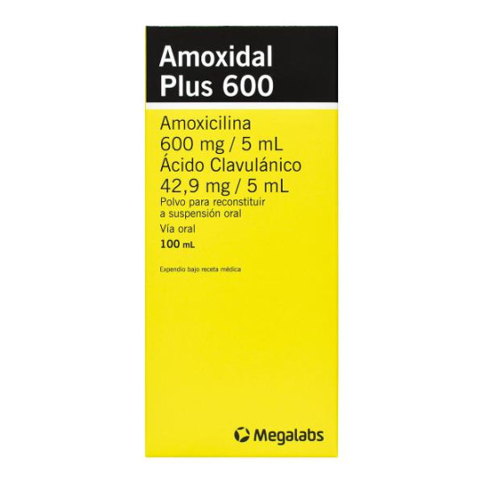 AMOXIDAL PLUS 600 SUSPENSION 100 ML 
