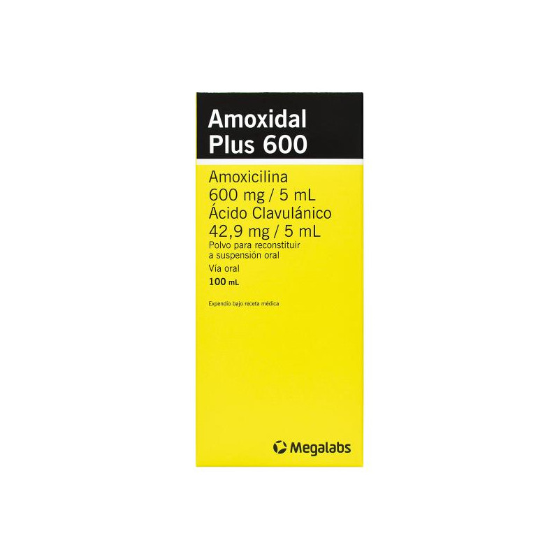 AMOXIDAL PLUS 600 SUSPENSION 100 ML 