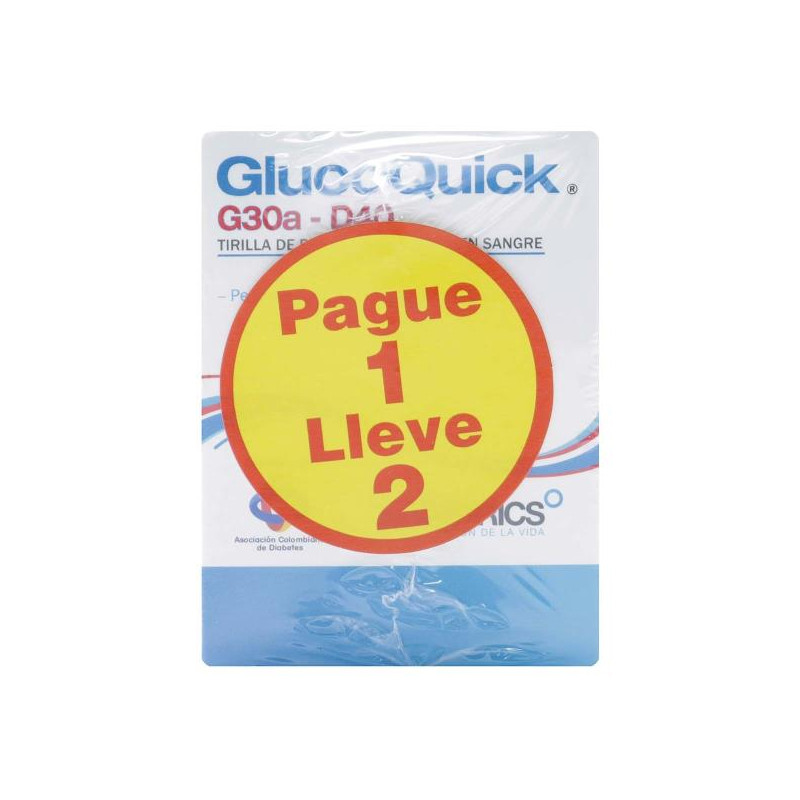 TIRAS REACT.GLUCOQUIC 25UD PAG 1 LLEV 2 TIRAS REACT.GLUCOQUIC 25UD PAG 1 LLEV 2