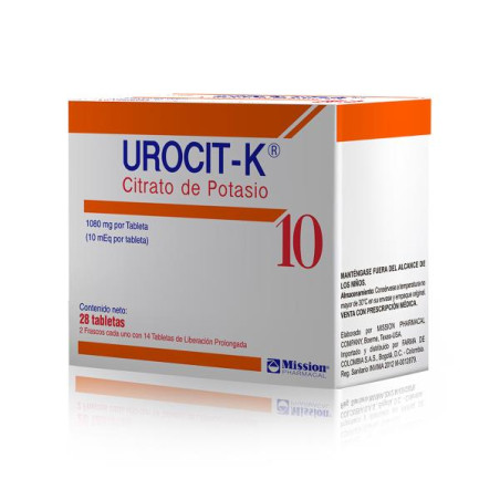 UROCIT K 10 MEQ 28 TBS CITRATO DE POTASIO