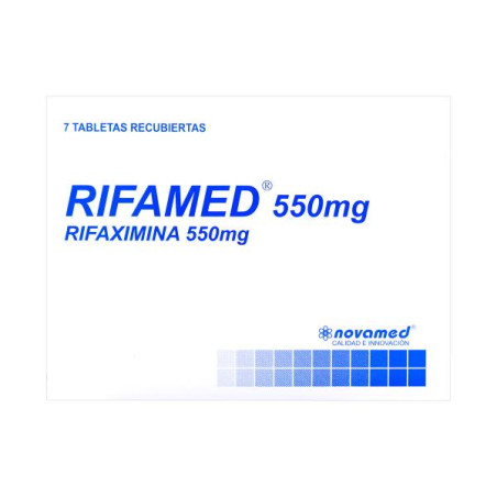 RIFAMED 550 MG 7 TBS REC RIFAXIMINA