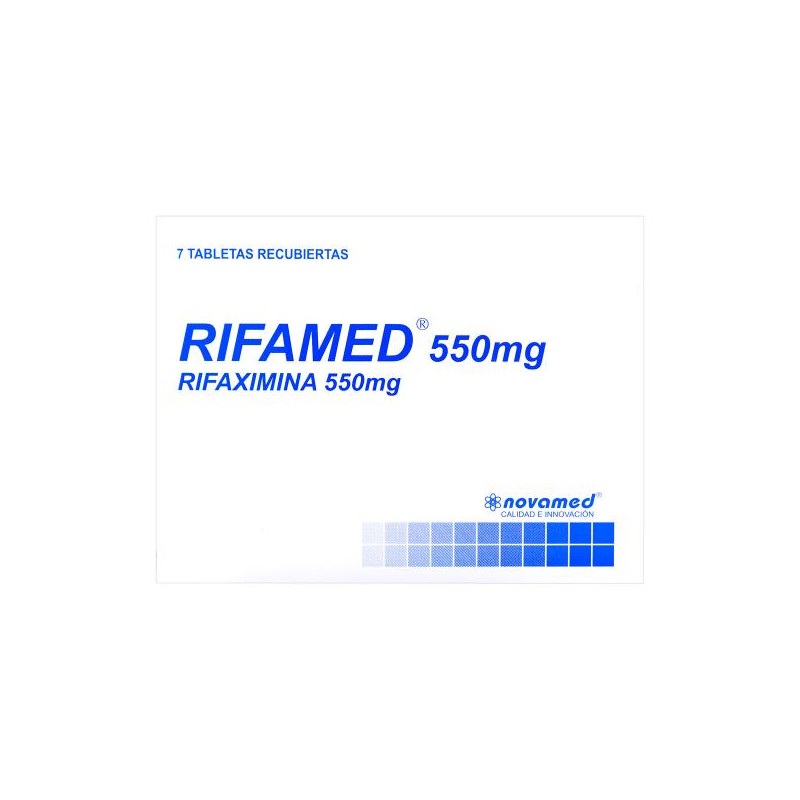 RIFAMED 550 MG 7 TBS REC RIFAXIMINA