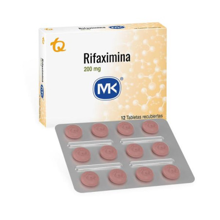 RIFAXIMINA 200 MG 12 TBS MK