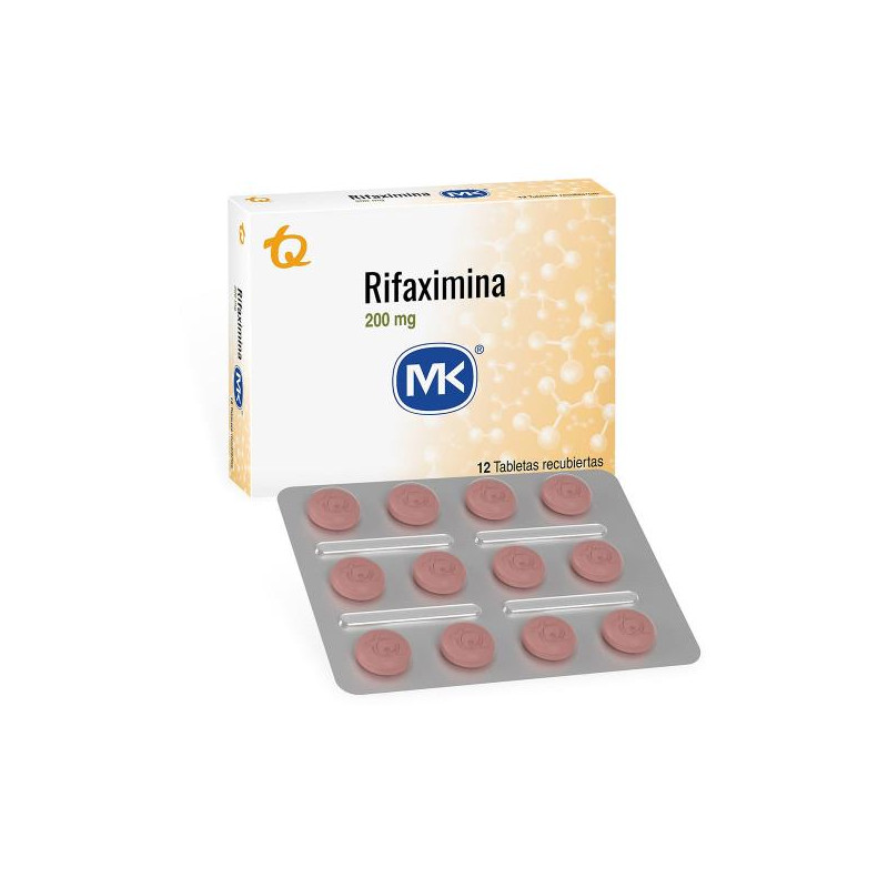 RIFAXIMINA 200 MG 12 TBS MK