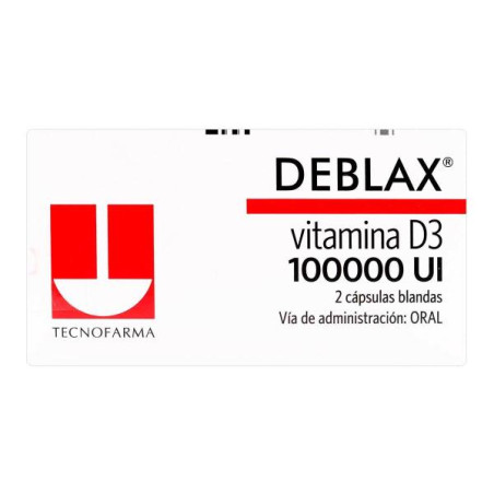 DEBLAX 2 CAP.BLAN COLECALCIFEROL