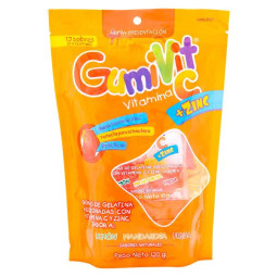 GOMAS GUMIVIT VIT.C ZINC 12 SBS MINIPACK 