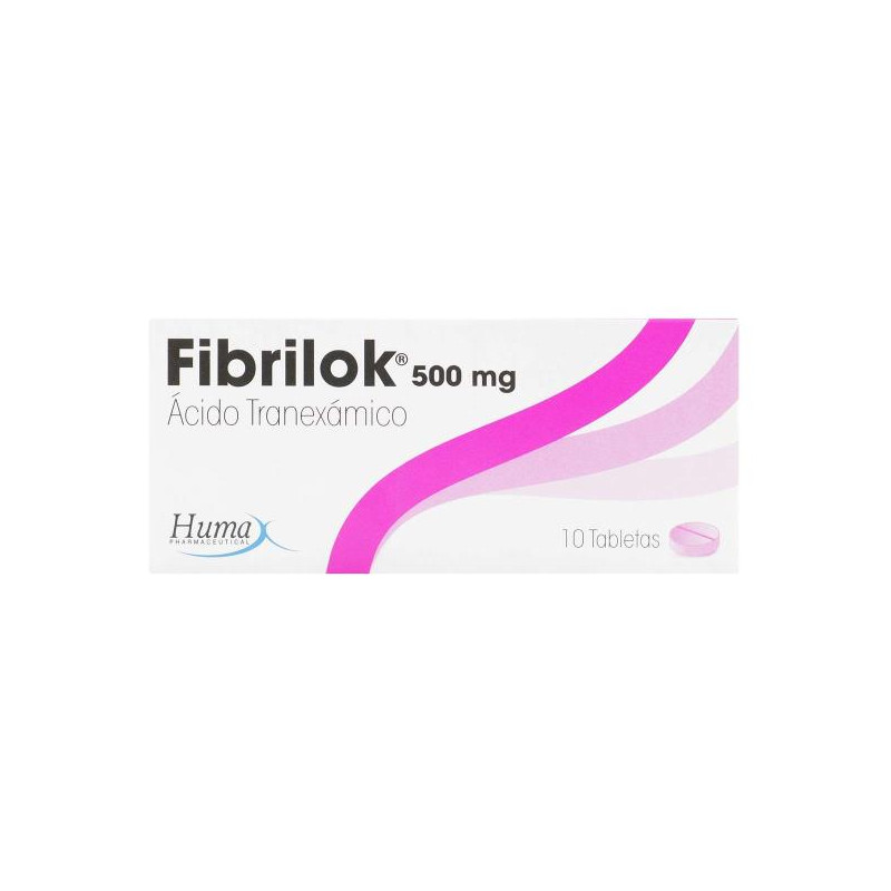FIBRILOK 500MG 10 TAB ACIDO TRANEXAMICO FIBRILOK 500MG 10 TAB ACIDO TRANEXAMICO