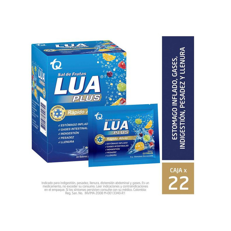 SAL DE FRUTAS LUA PLUS X 22 UNID