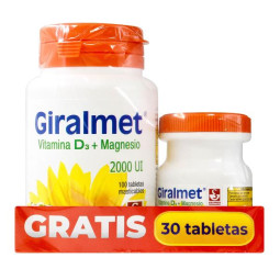 GIRALMET 2.000 UI 100 TABS GTS 30 TABS 
