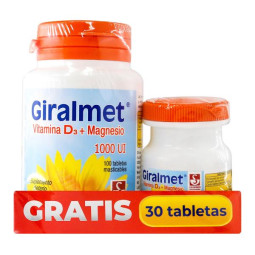 GIRALMET 1.000 UI 100 TABS GTS 30 TABS 