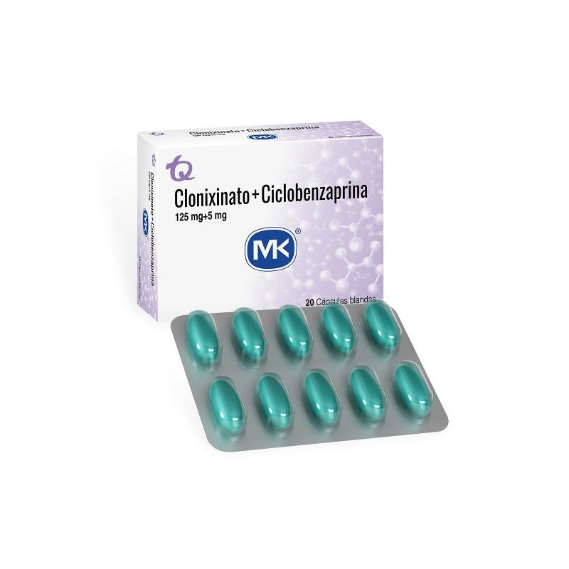 CLONIXINA/CICLOBENZAP MK 125/5 20 CAP