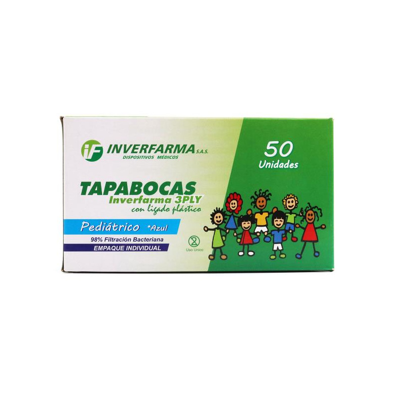 TAPABOCA DES PED.AZUL E. IND. 50 UND INV TAPABOCA DES PED.AZUL E. IND. 50 UND INV