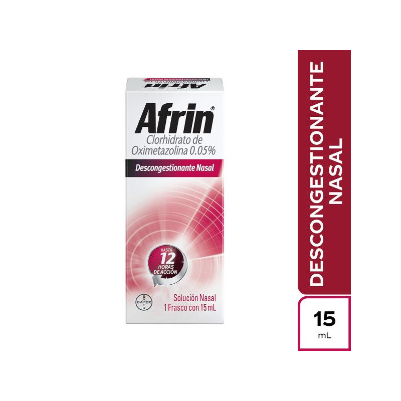 AFRIN SOLUCION NASAL AD.0.05% SPRAY 15 ML OXIMETAZOLINA